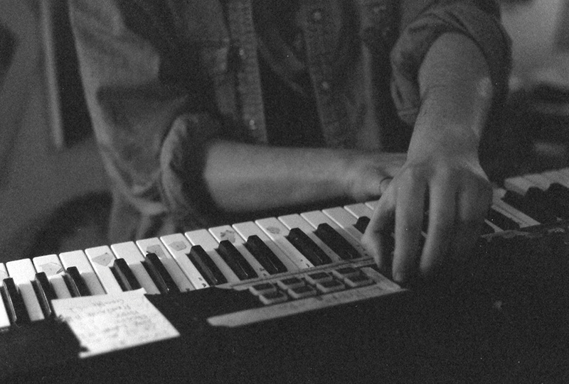 Man playing piano